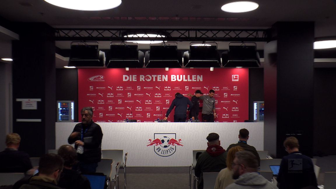 Pressekonferenz: RB Leipzig - VfB Stuttgart