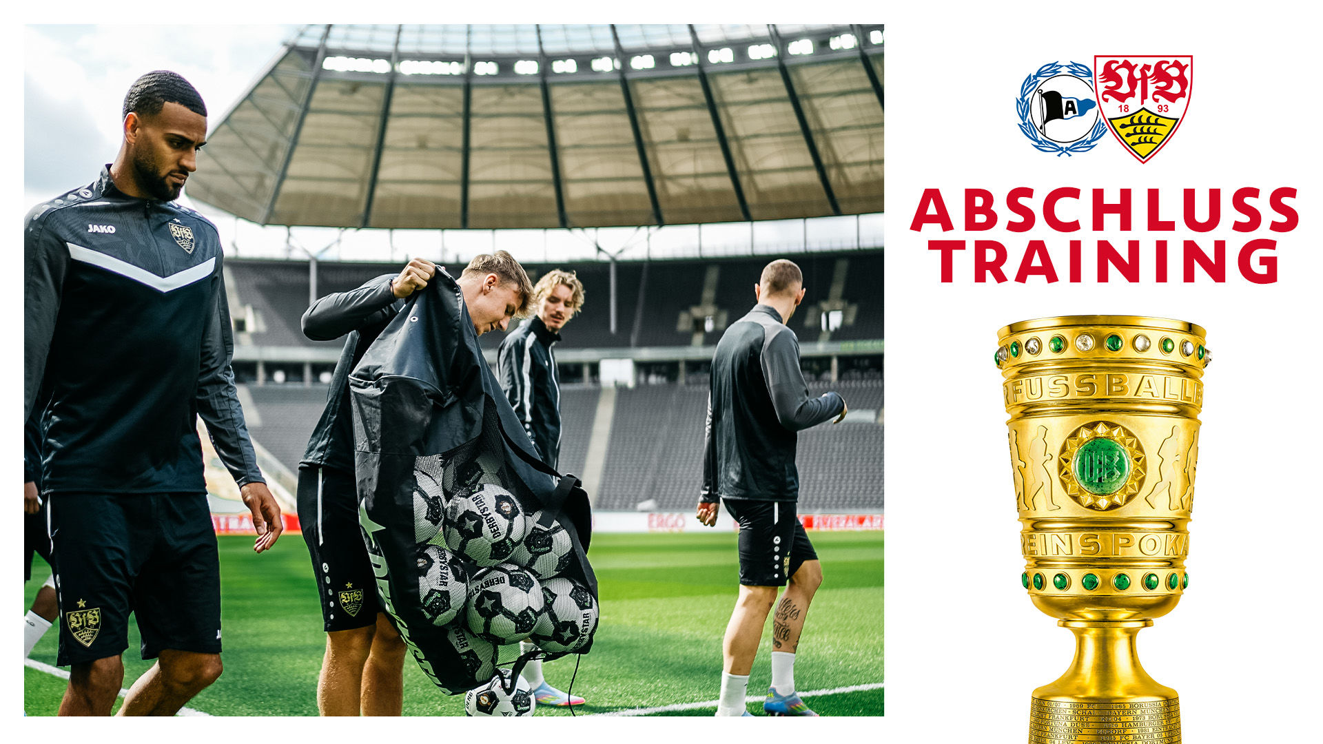 Abschlusstraining vor dem DFB-Pokal-Finale