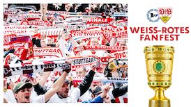 Weiß-rotes Fanfest vom Breitscheidplatz