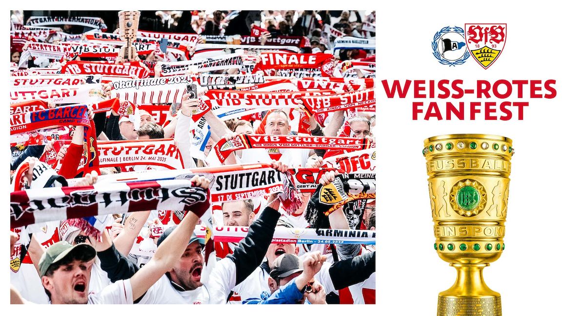 Weiß-rotes Fanfest vom Breitscheidplatz