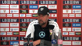 Die VfB-PK vor dem Baden-Württemberg-Duell beim SC Freiburg