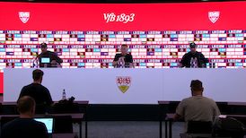 Pressekonferenz: VfB Stuttgart - FC St. Pauli