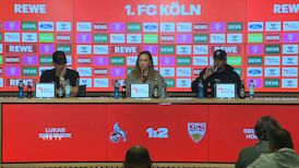 Pressekonferenz: 1. FC Köln - VfB Stuttgart
