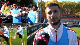 Vorbereitung auf Wolfsburg: Deniz Undav