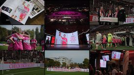 Der VfB zeigt Farbe für Pinktober