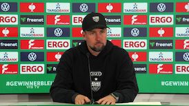 Pressekonferenz DFB-Pokal: 1. FSV Mainz 05 - VfB Stuttgart