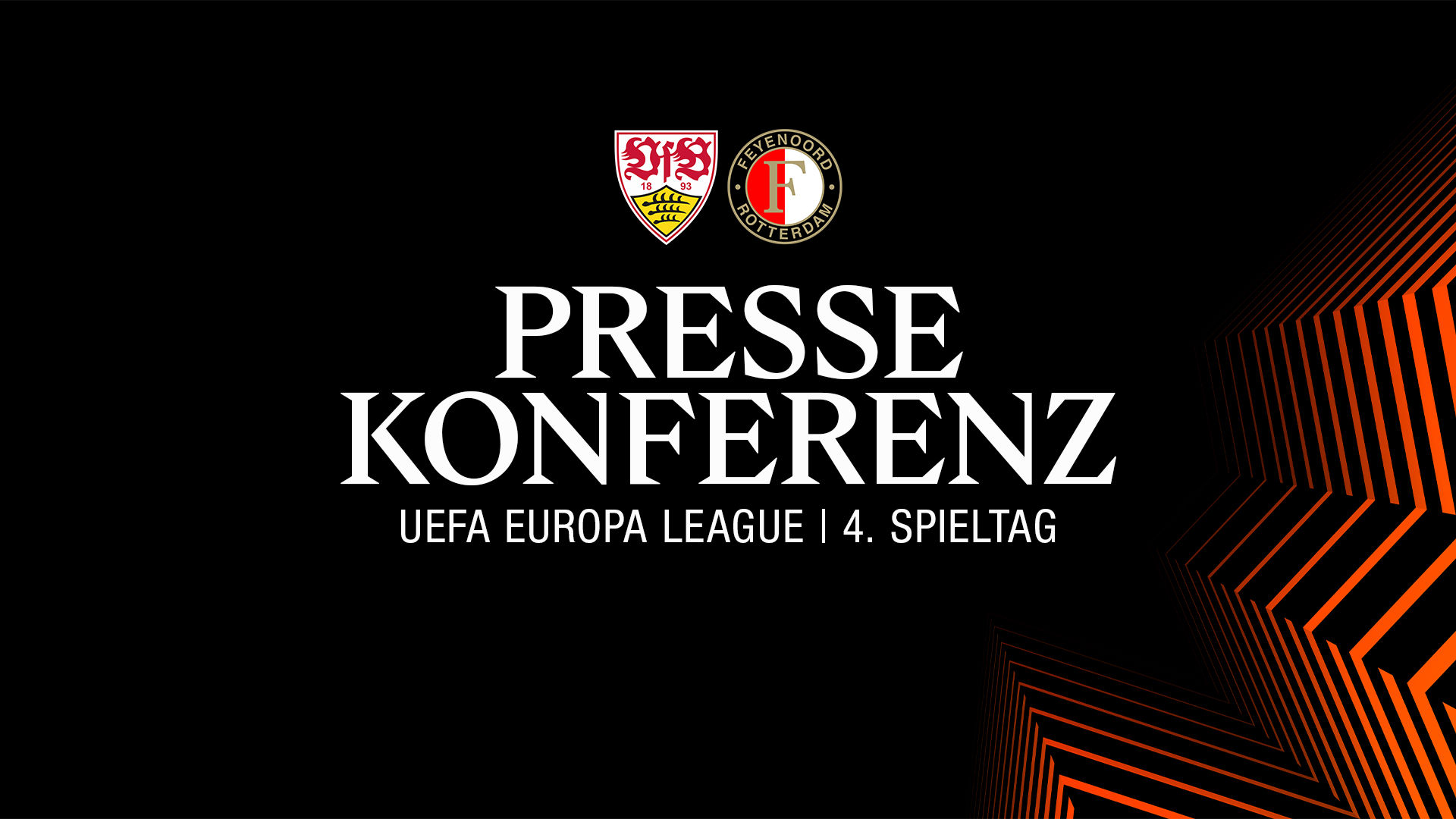 RELIVE: Pressekonferenz VfB Stuttgart - Feyenoord Rotterdam
