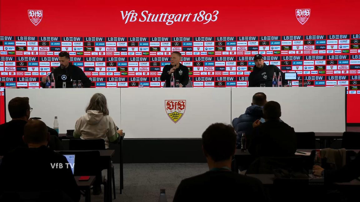 Pressekonferenz: VfB Stuttgart - FC Augsburg