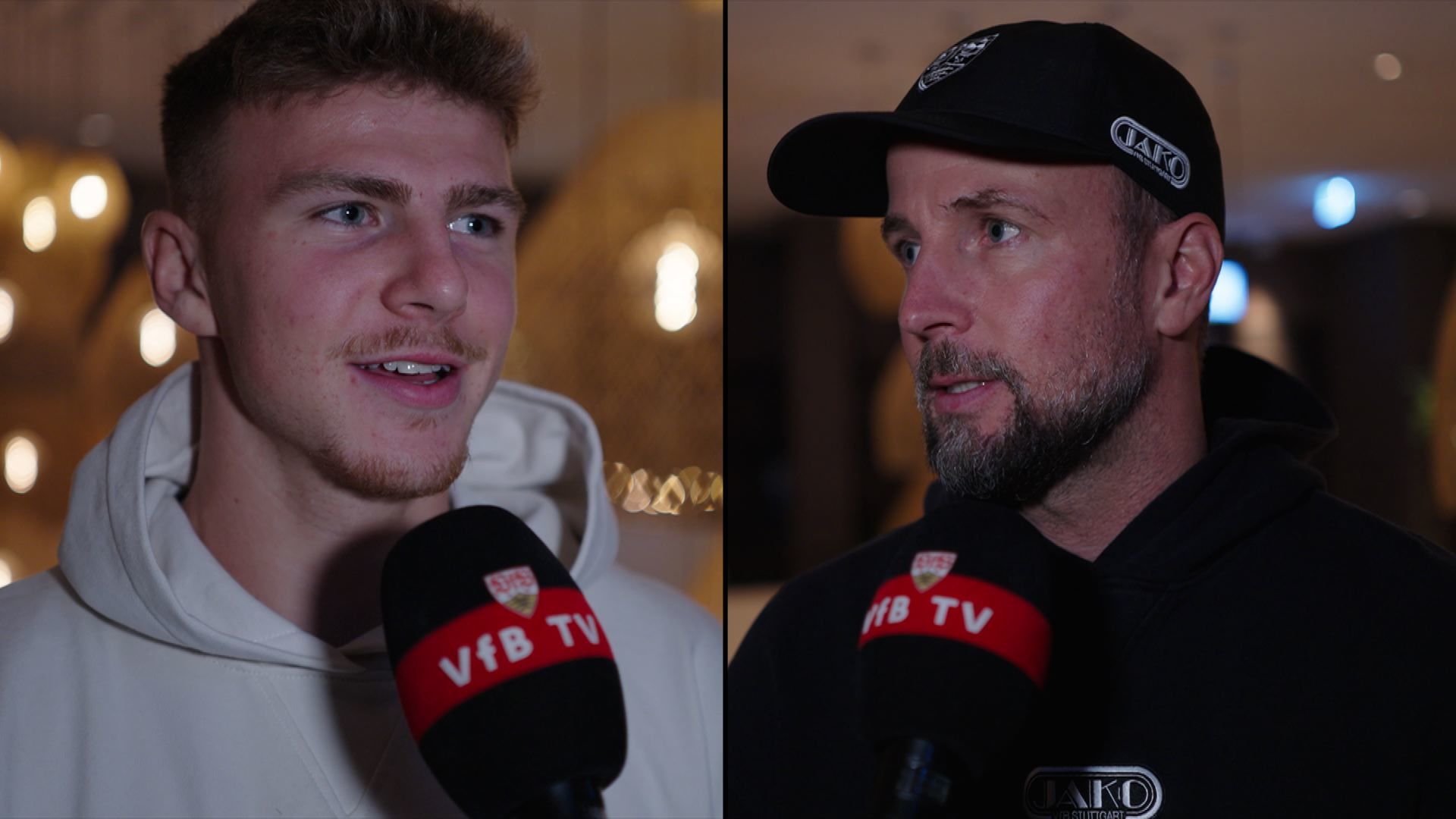 Die Interviews nach der Ankunft im Teamhotel