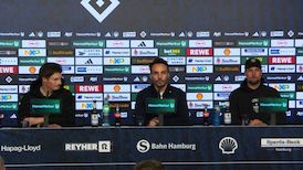 Pressekonferenz: Hamburger SV - VfB Stuttgart