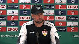 Die Pressekonferenz zum DFB-Pokalspiel in Bochum