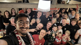 Fanclub-Besuche der Spieler und Spielerinnen