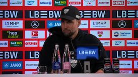 Pressekonferenz: VfB Stuttgart - TSG Hoffenheim