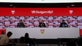Pressekonferenz: VfB Stuttgart - Eintracht Frankfurt
