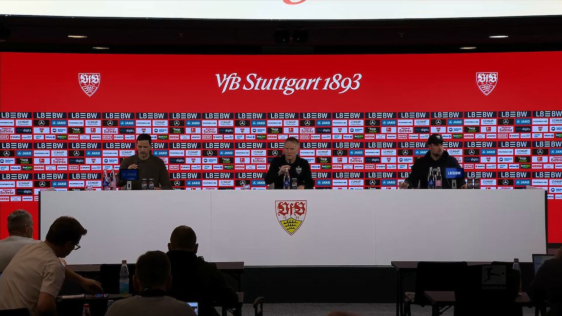 Pressekonferenz: VfB Stuttgart - Eintracht Frankfurt