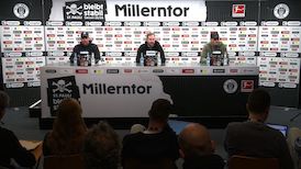 Pressekonferenz: FC St. Pauli - VfB Stuttgart
