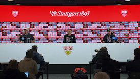 Pressekonferenz: VfB Stuttgart - 1. FC Köln
