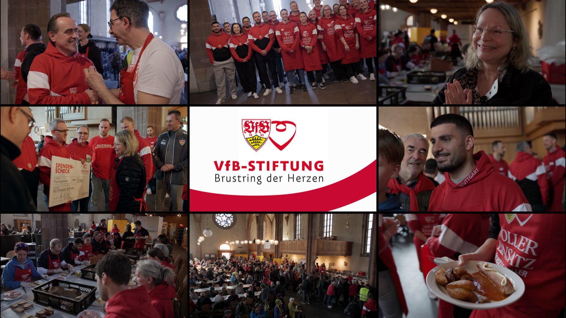 VfB Stuttgart im Einsatz für die Vesperkirche