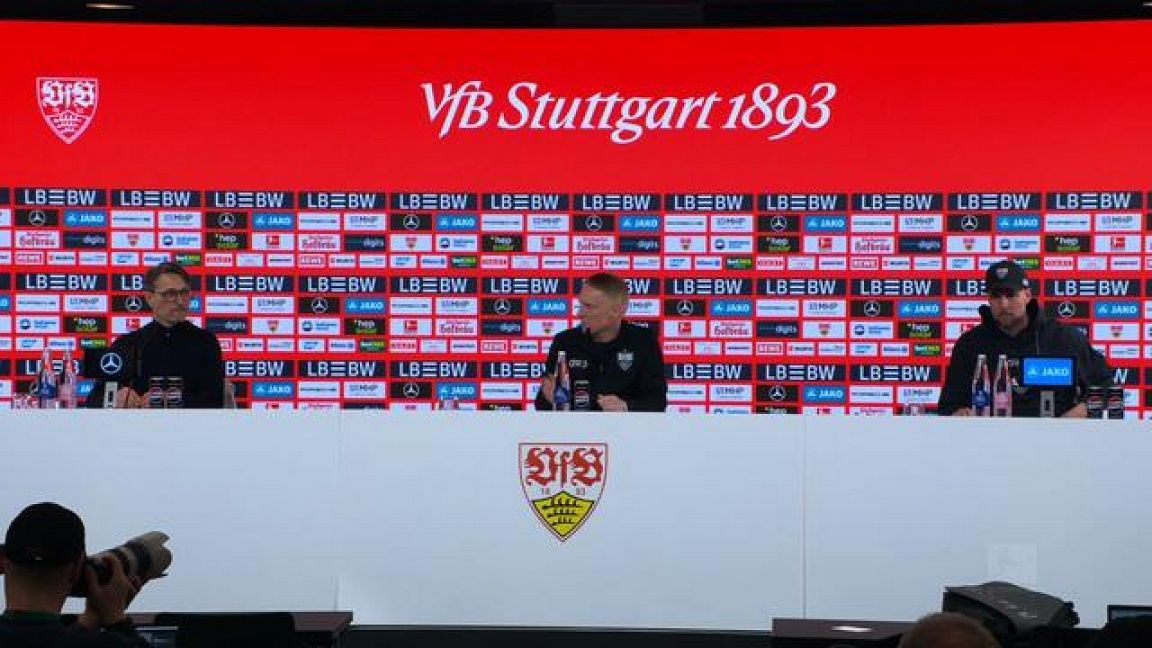 Pressekonferenz: VfB Stuttgart - Borussia Dortmund