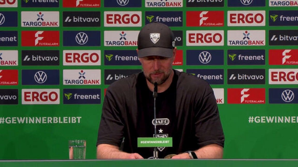 Pressekonferenz nach dem Pokalfinale