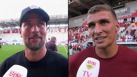 Die Interviews zum Testspiel in Offenbach