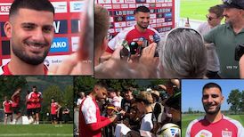 Training, Presserunde & Interview: Deniz Undav