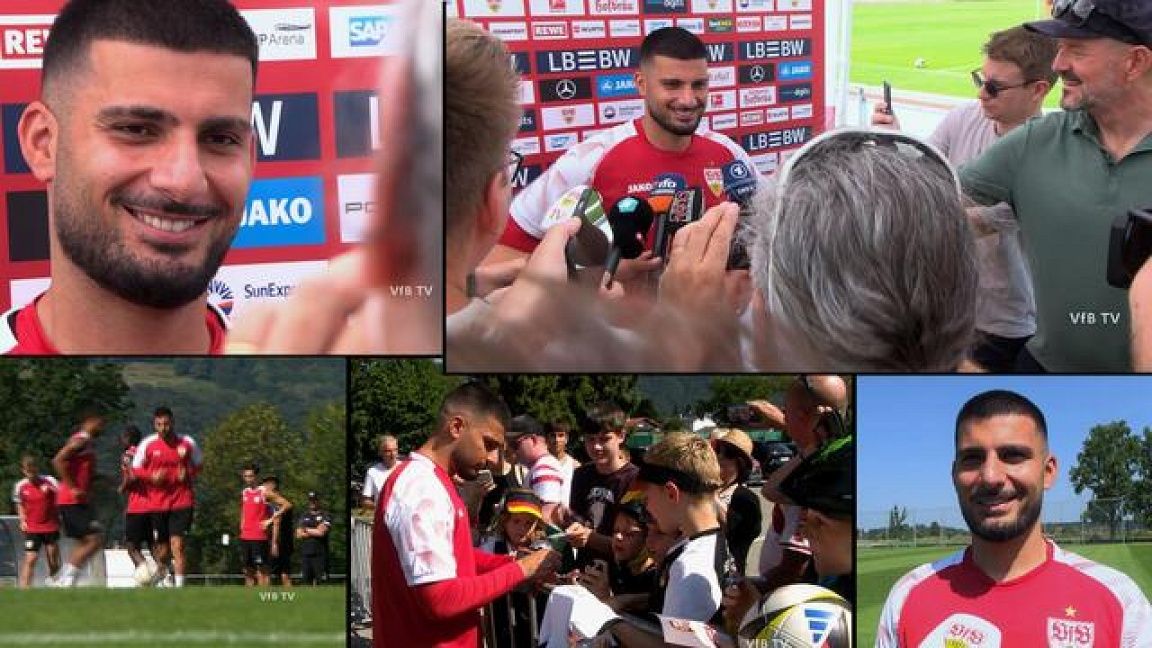 Training, Presserunde & Interview: Deniz Undav