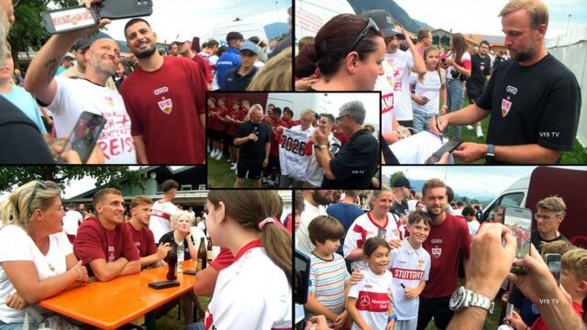 Weiß-Rotes Fanfest am Chiemsee