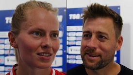 Die Interviews zur Erstliga-Premiere der VfB Frauen