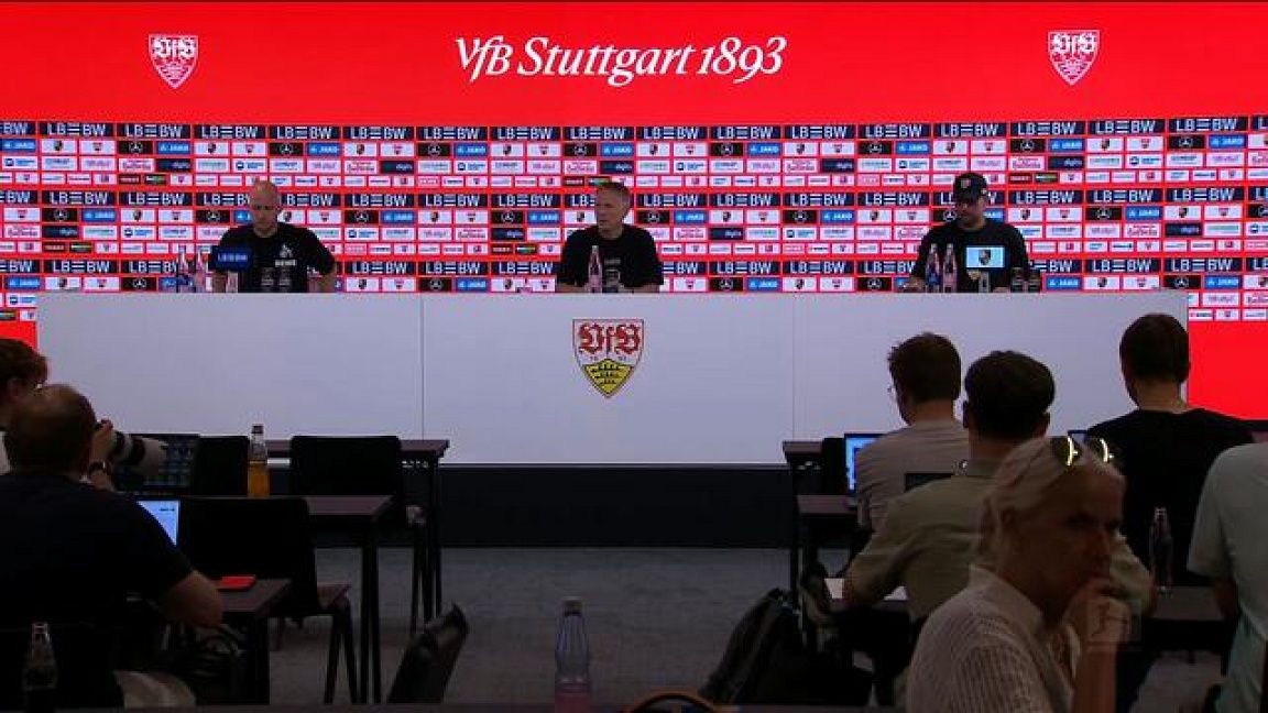 Pressekonferenz: VfB Stuttgart - 1. FC Köln