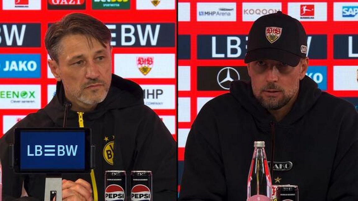 Pressekonferenz: VfB Stuttgart - Borussia Dortmund