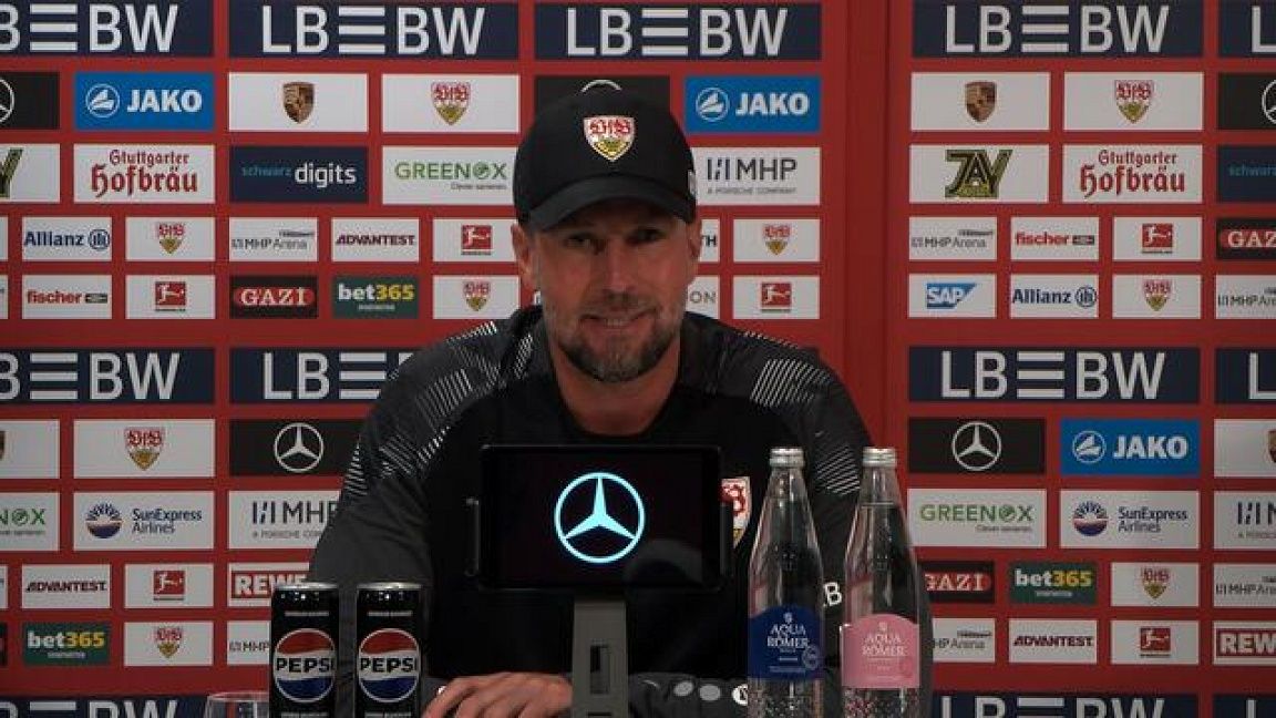 Die Pressekonferenz vor dem Spiel beim SC Paderborn