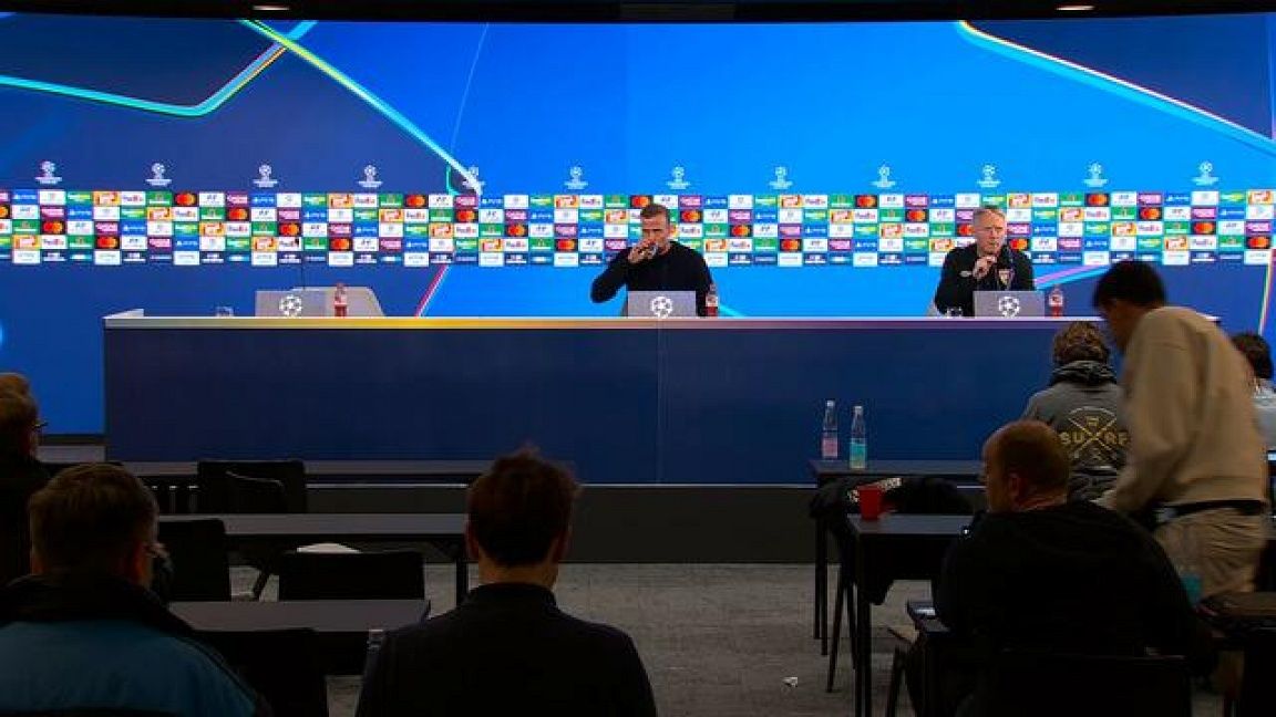Pressekonferenz: VfB Stuttgart - Atletico Madrid